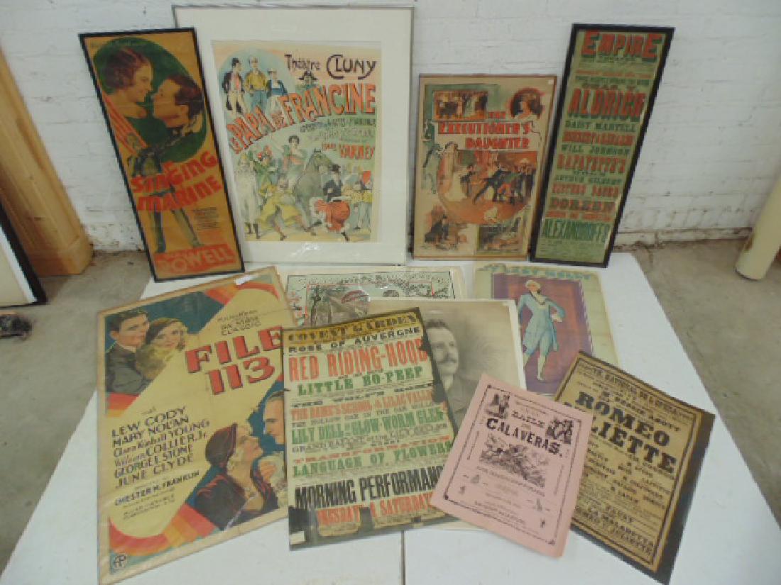 Collection early movie posters,  "The Executioners (1 of 6)