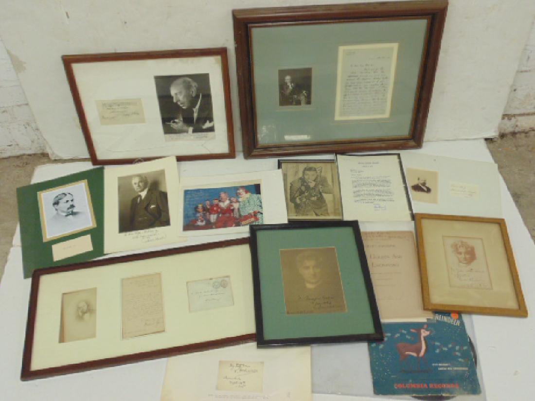 Collection of autographed photographs including Jack (1 of 13)