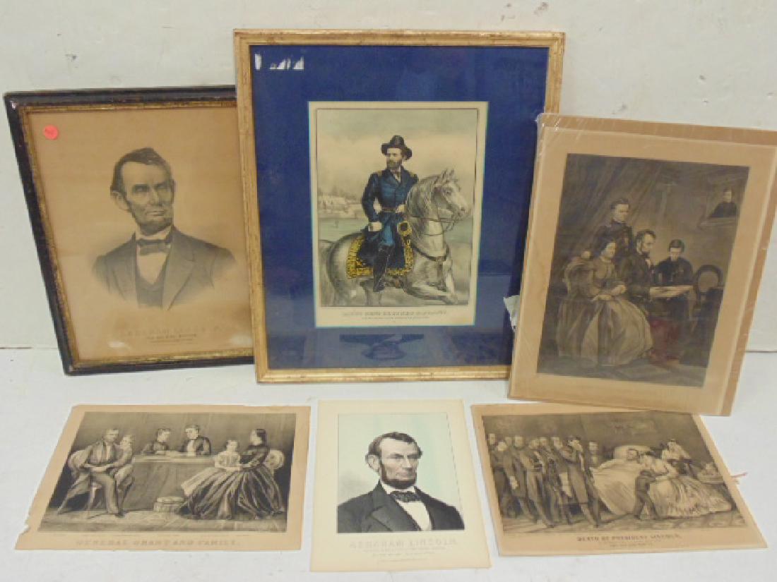 Abraham Lincoln & Ulysses S. Grand lot, includes hand (1 of 6)
