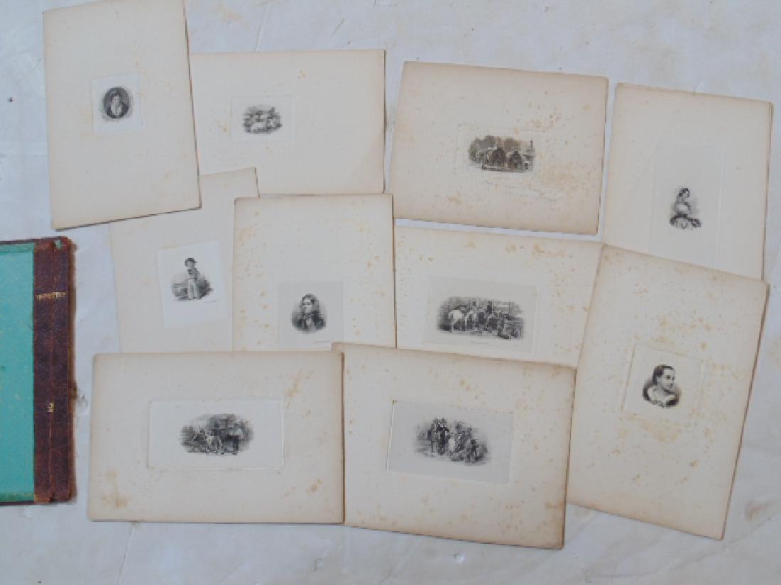 Lot 9 "Die Proof" engravings, Washington Irving's Home, (1 of 5)