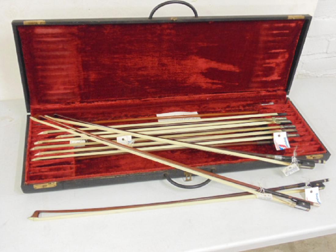 Violin bow case with 10 bows, Pfretzschner, Nurnberger (1 of 6)