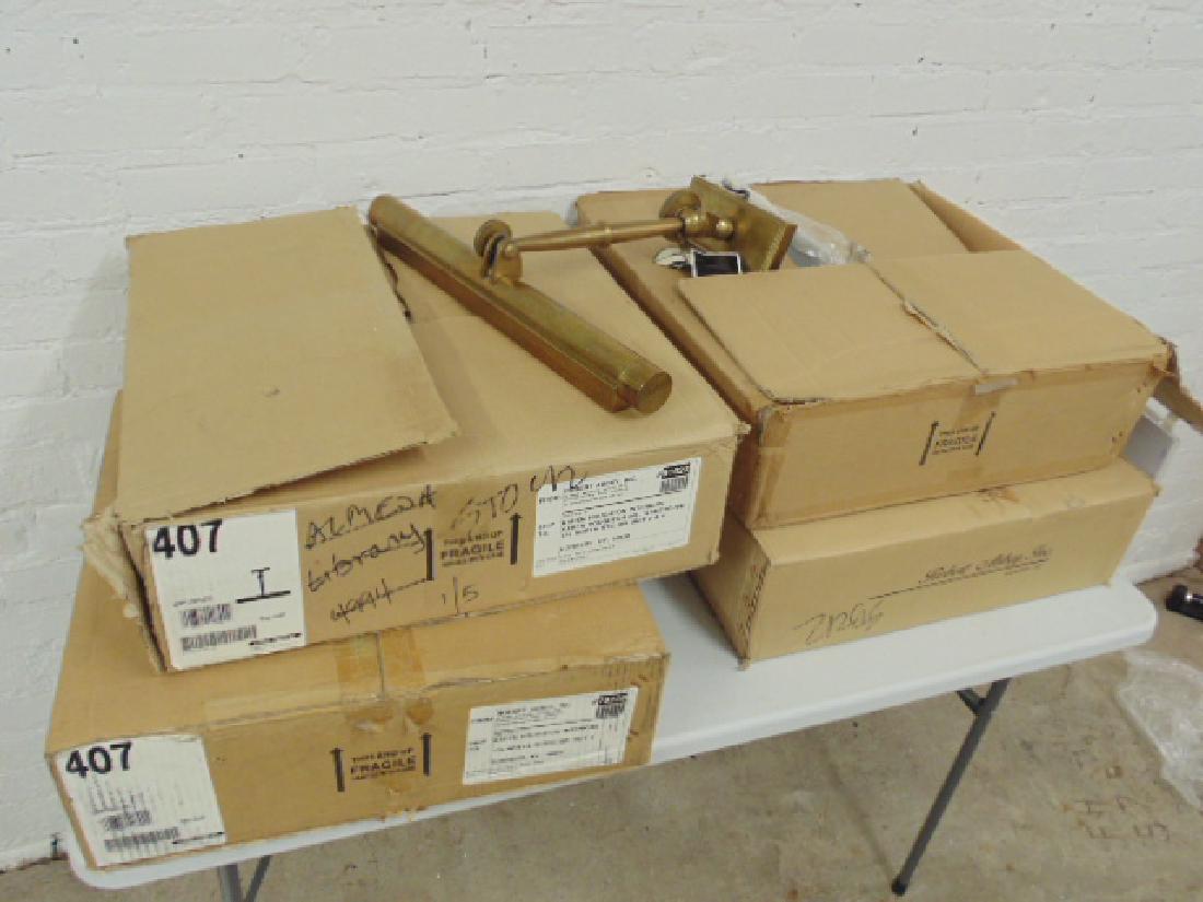 4 David Easton for Robert Abbey brass Picture Lights (1 of 5)