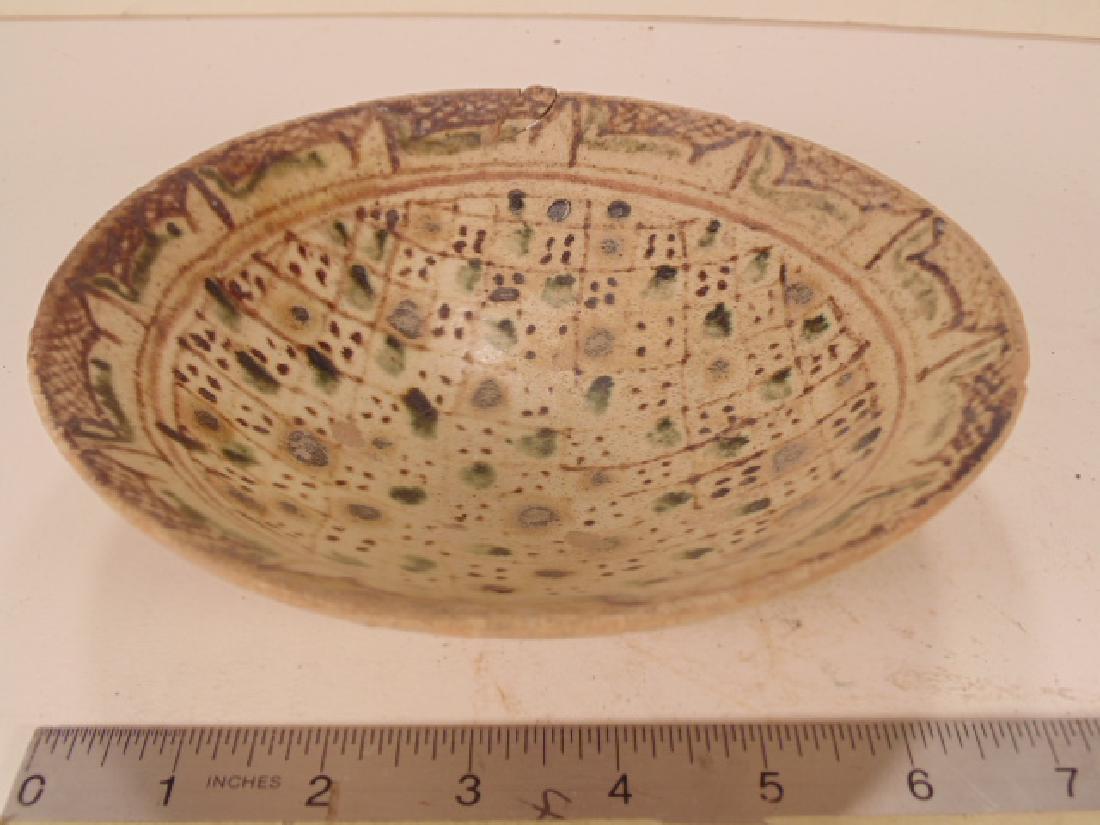 Nishapur Islamic Ceramic Bowl, 900-1000 AD, decorated (1 of 9)