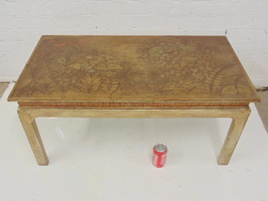 Max Kuehne carved & gilt coffee table, decorated with (1 of 5)
