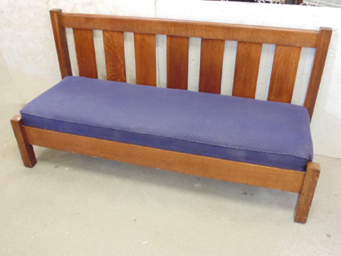 L&JG Stickley daybed, settee, mission oak, arts & (1 of 10)
