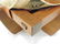 Pair of G. Nakashima Greenrock ottomans, walnut, - 6