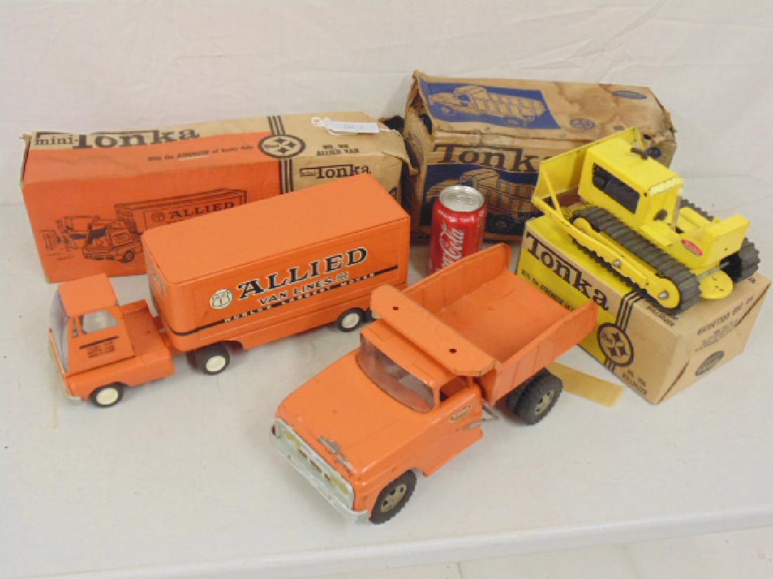 Tonka Toy Trucks >> 3 Tonka Toy Trucks Includes No 98 Allied Van No 315 Tonka Toy Trucks >> 3 Tonka Toy Trucks Includes No 98 Allied Van No 315