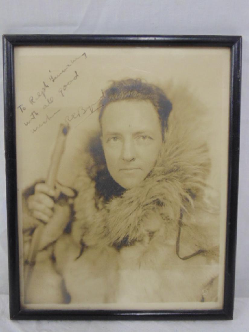 Signed Robert Byrd photo print arctic expedition (1 of 5)