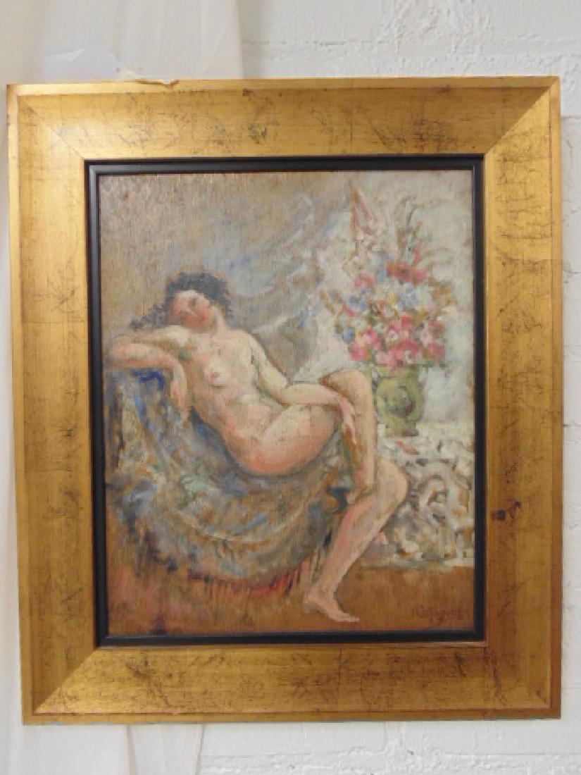 Painting, "Lounging", Pierre Le Faguays, Papillon (1 of 6)