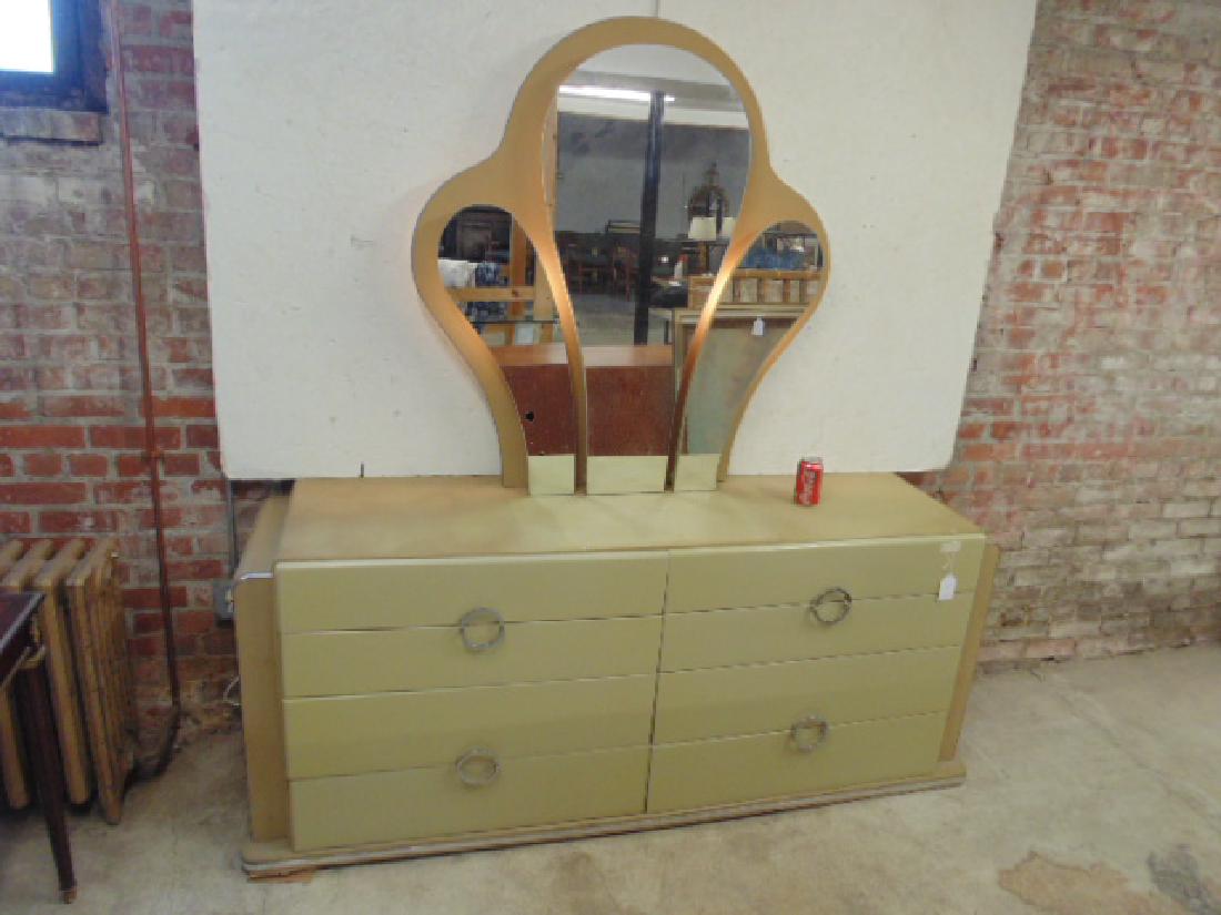 Mid Century chest by Rougier, lacquered case with (1 of 7)