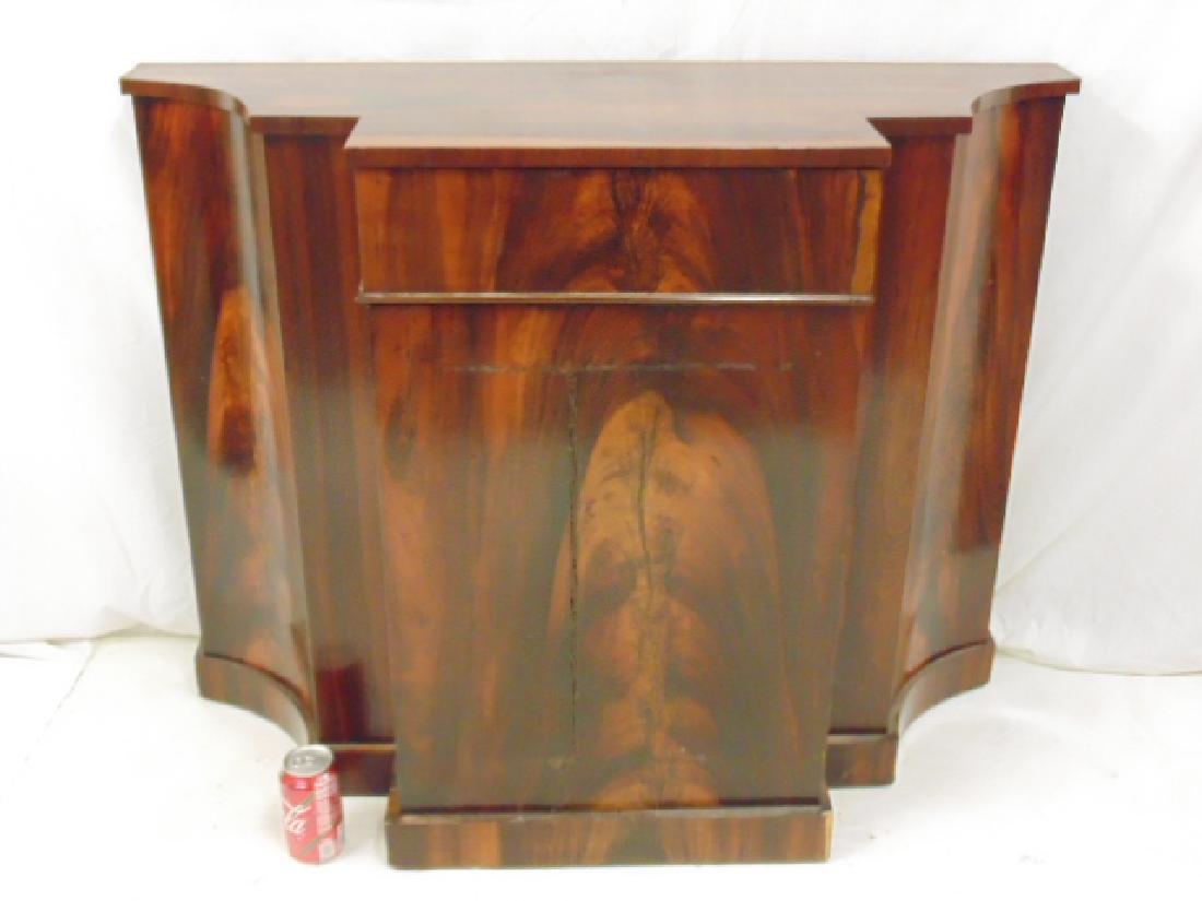 Small console cabinet with drawer, in rosewood, base (1 of 4)