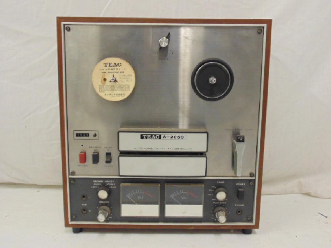 TEAC reel to reel tape recorder, model A-2050, bi (1 of 5)