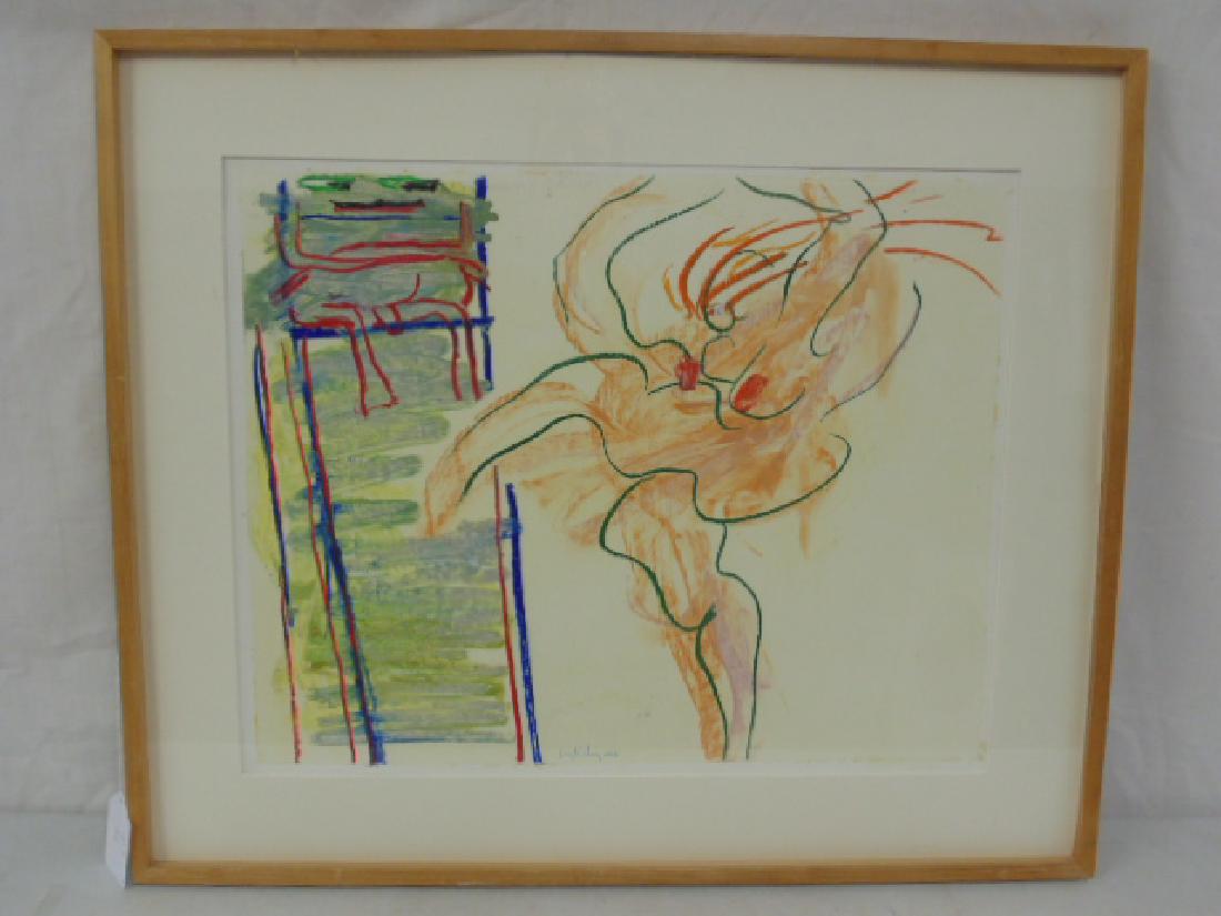 Painting, "Spring Dreams", Kriesberg, abstract scene (1 of 7)