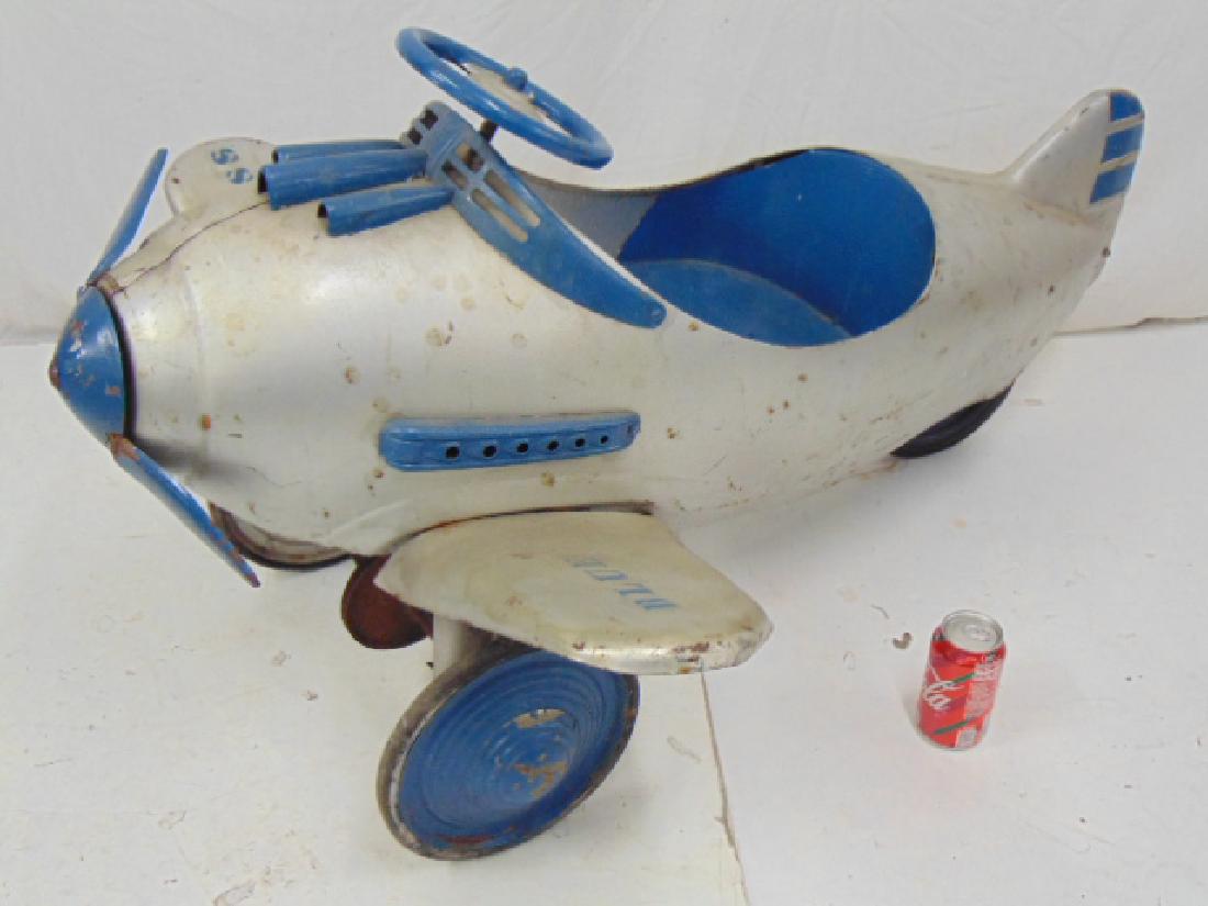 vintage airplane pedal car