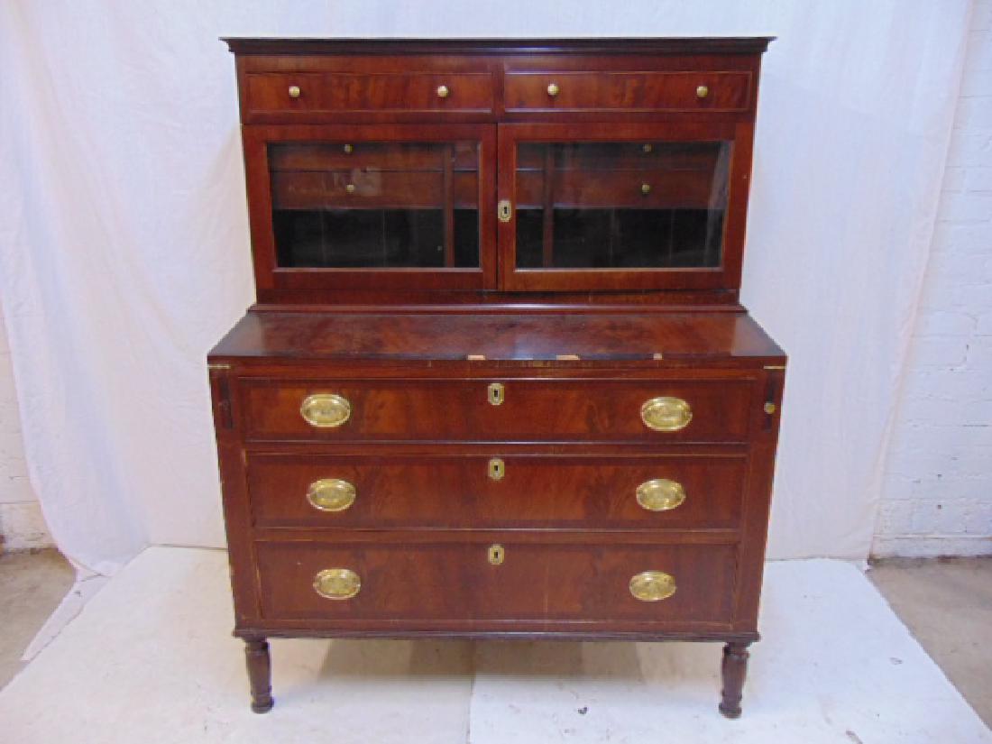 Antique Secretary Desk Mahogany Desk With Fold Out Jun 24 2019