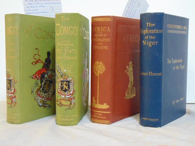 Book lot pertaining to Africa, The Congo, "Africa: The: Book lot pertaining to Africa, The Congo, "Africa: The History of Exploration and Adventure, as Given in the Leading Authorities from Herodotus to Livingstone." By Charles H. Jones. New York: Holt and