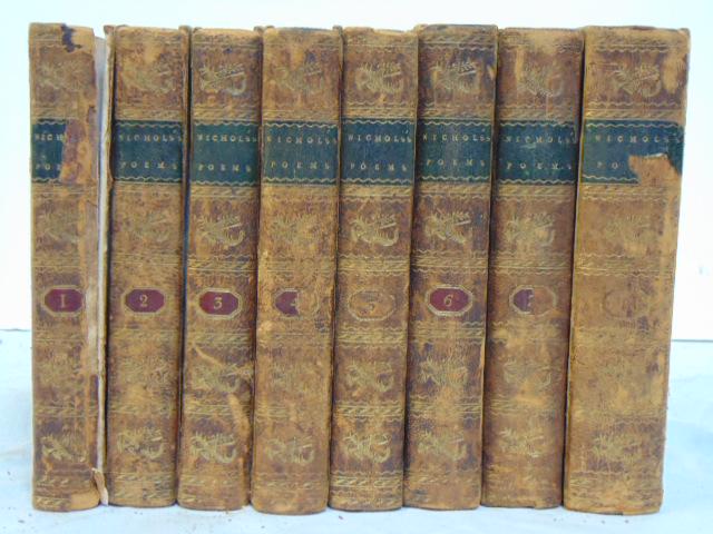 Set 8 books, A Select Collection of Poems: With Notes,: Set 8 books, A Select Collection of Poems: With Notes, Biographical and Historical. By J. Nichols. London: Printed by and for J. Nichols. 1780, 8 volumes.