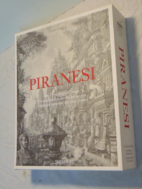 2 books, Piranesi volumes 1 and 2 ; "Giovanni Battista: 2 books, Piranesi volumes 1 and 2 ; "Giovanni Battista Piranesi, The Complete Etchings," Gesamtkatalog der Radierungen, Catalogue raisonné des eaux-fortes, Luigi Ficacci, Istituto Nazionale per la Gr