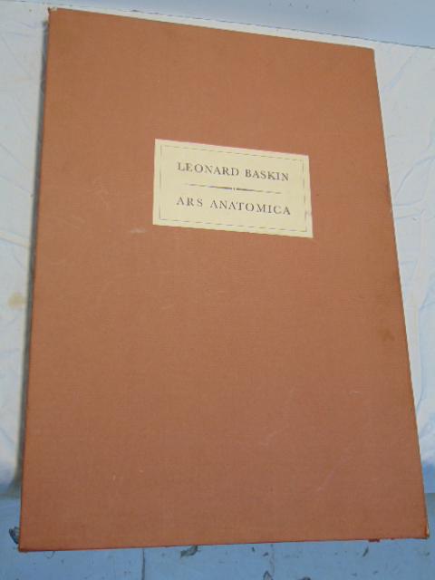 Portfolio book, Baskin ; "Leonard Baskin, Ars: Portfolio book, Baskin ; "Leonard Baskin, Ars Anatomica," Copyright 1972 by Editions Medicina Rara, Ltd.