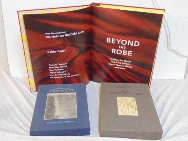3 books, The Route of Humboldt, Mutis, Beyond the Robe,: 3 books, The Route of Humboldt, Mutis, Beyond the Robe, ; "The Route of Humboldt; Colombia and Venezuela," in two volumes, selected texts of Alexander von Humboldt, taken from the work Viaje a las Reg