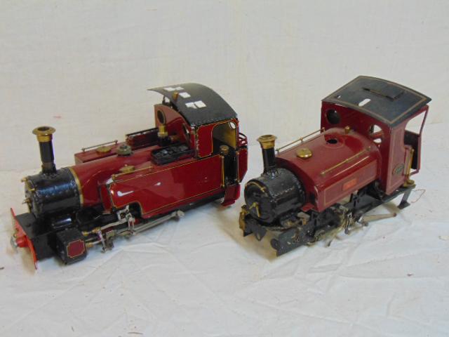 2 hand built roundhouse steam locomotives,: 2 hand built roundhouse steam locomotives, parts, need restoration, "Meteor".Additional info, these steam powered locomotives were build by Peter Martin of Peekskill, MSS ,Model Steam Systems, (former