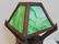 Arts & crafts table lamp with panel shade, mission oak - 3