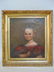 Painting, folk art portrait, American early 19th