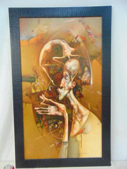 Painting, "Butterfly I", Antanas Adomaitis ( (1 of 9)