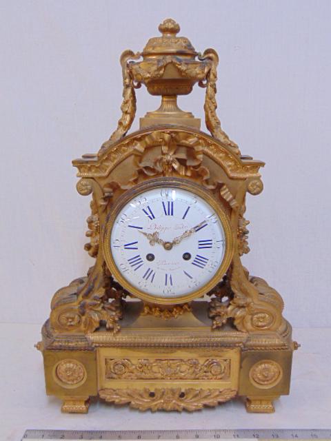 19th C. French G. Philippe Palais Royale Gilded Bronze (1 of 9)