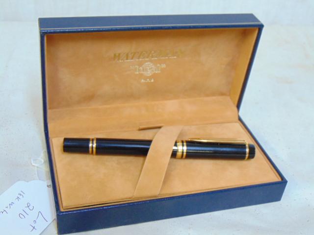 18K gold Waterman "Ideal" fountain pen, in original: 18K gold Waterman "Ideal" fountain pen, in original case