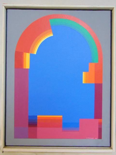 Painting, untitled, Jan Pamula, acrylic on canvas, (1 of 4)