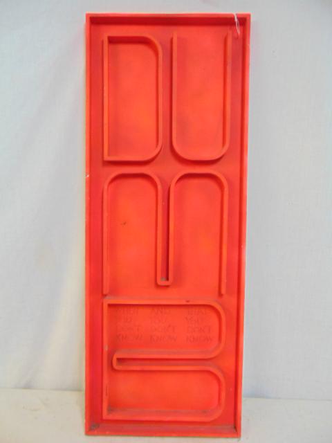 Mixed Media, "Dumb", Edward Carini, wood construction, (1 of 4)