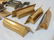 Lot 7 vintage brass mailbox "Paper" slots, with back - 5