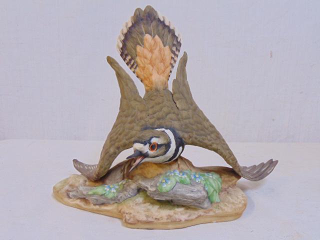 Boehm porcelain bird, "Killdeer", 11.5" (wingspan), by (1 of 6)