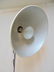 Industrial design floor lamp, large steel & white - 5