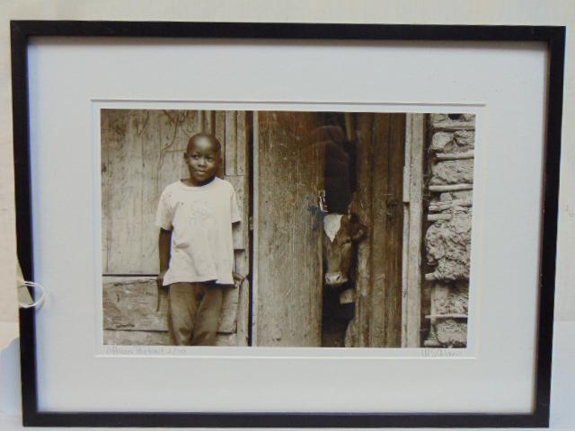 Photograph, "African Portrait" 2/10, signed W.S.: Photograph, "African Portrait" 2/10, signed W.S. Gilman, 7.25" by 11.25"