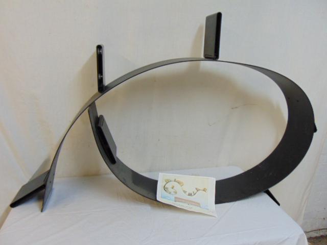 Kartell "Bookworm" shelf, designed by Ron Arad,: Kartell "Bookworm" shelf, designed by Ron Arad, flexible plastic strip with small fold out book shelves.