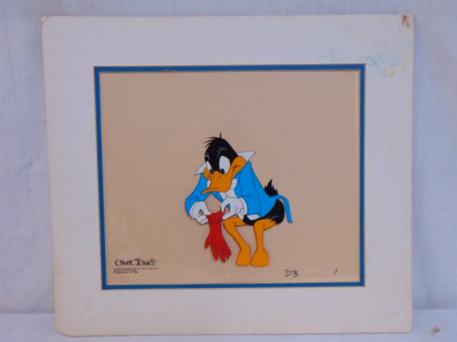Cartoon cell, "Daffy Duck", Chuck Jones original: Cartoon cell, "Daffy Duck", Chuck Jones original artwork, "Carnival of the animals, 10" by 12"