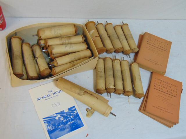 Lot 26 musical paper rolls, "Mechanical Orguinette Co, (1 of 7)
