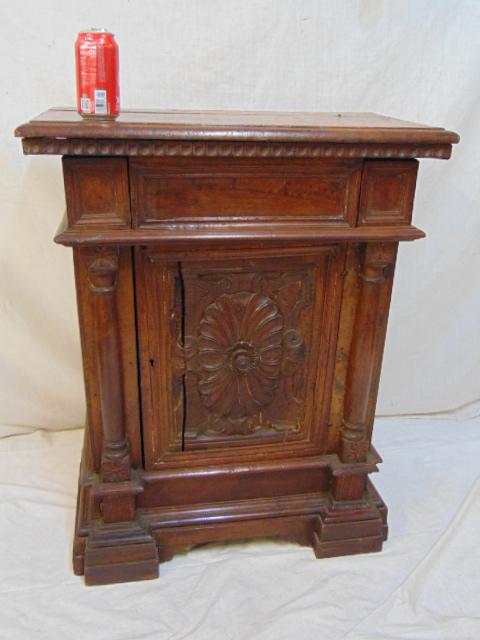 18th Century continental desk, cabinet, lift top, fold (1 of 7)
