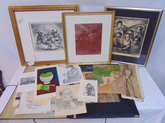 Art lot, Ben Messick, William Erickson, Pauline Krewer, (1 of 12)