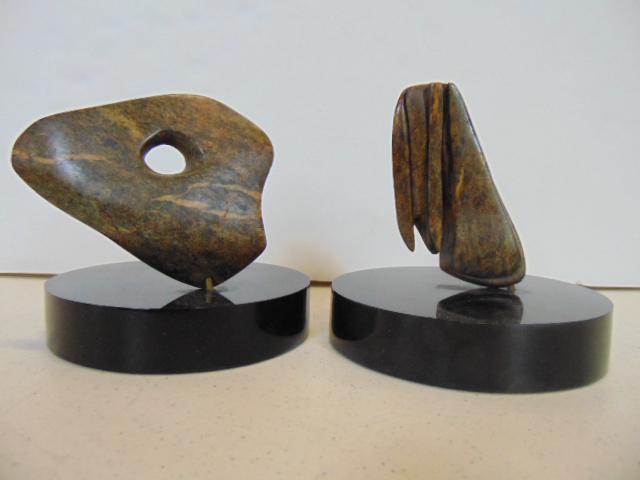 2 sculptures, Louise Abrams, Outsider Art Collection, (1 of 2)