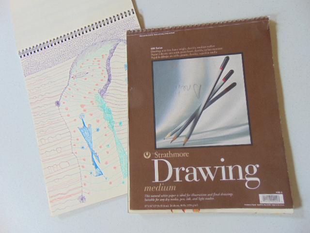 2 notebooks, Louise Abrams, Outsider Art Collection, (1 of 4)