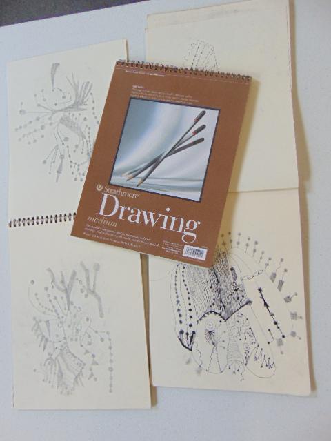 3 notebooks, Louise Abrams, Outsider Art Collection, (1 of 4)