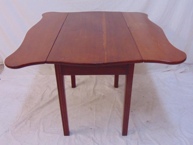 Chippendale drop leaf game table, top is 36" by 35.25", (1 of 4)