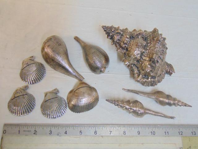Sea shells, sterling overlay, by Ruzzetti & Gow (1 of 6)