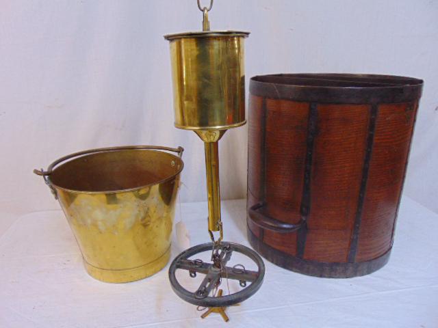 Antique brass salters clockwork roasting jack by (1 of 6)