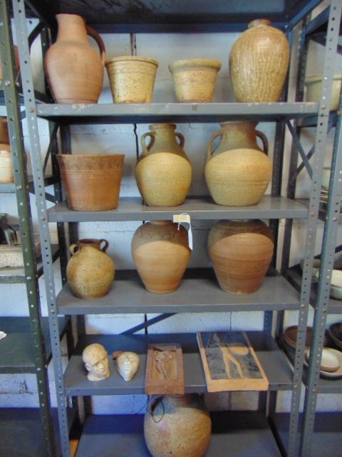 Lot art pottery by Herbert Sargent, vases, planters (1 of 17)