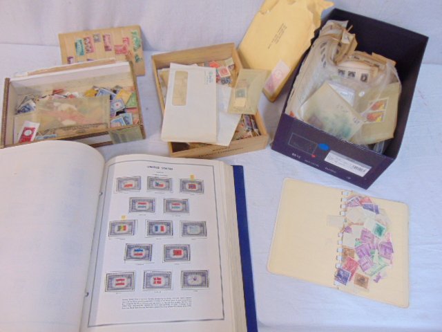 Stamp collection, album & various loose stamps, US, for (1 of 5)