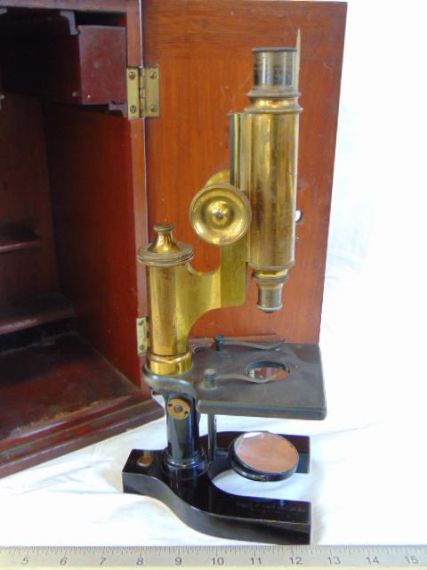 Microscope, Cased, Bausch & Lomb Rochester NY SN 49137, (1 of 7)